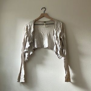Free people ruffle sweater